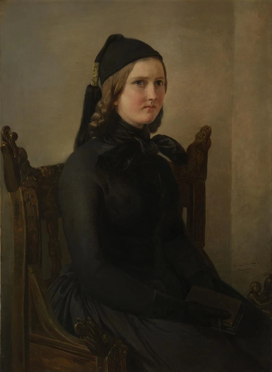 Elisabeth Jerichau Baumann - Vedova norvegese, Royal Collection (Buckingham Palace), London